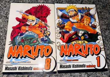 Manga Naruto Books 1 & 8, Great Condition, Price’s for Both/Firm