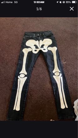 Skeleton Bone Jeans