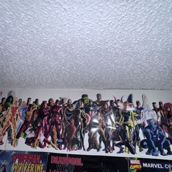 Horizontal Marvel Character Poster!
