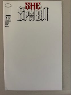 Image Comics She-Spawn Cover C Blank Cover