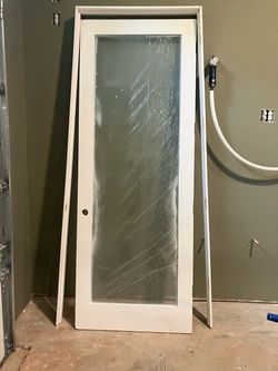 8’ glass door