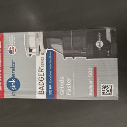 Badger 500- Garbage Disposal 1/2 HP