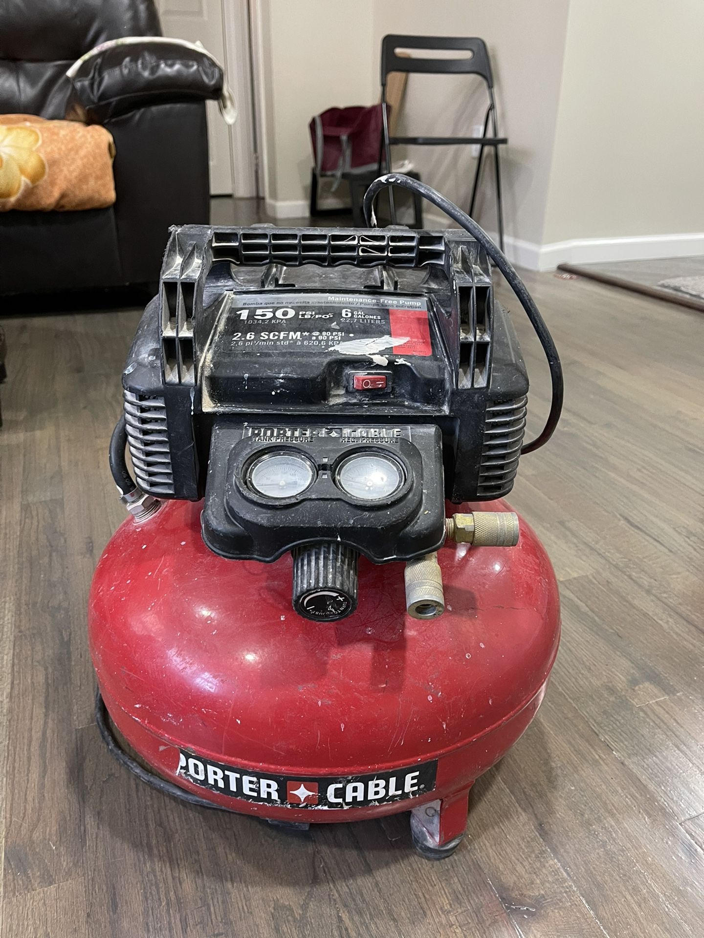 Porter cable 6 Gal 150 Psi Air Compressor 