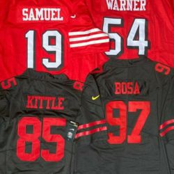 49er Bosa, Kittle, Warner & Samuels 