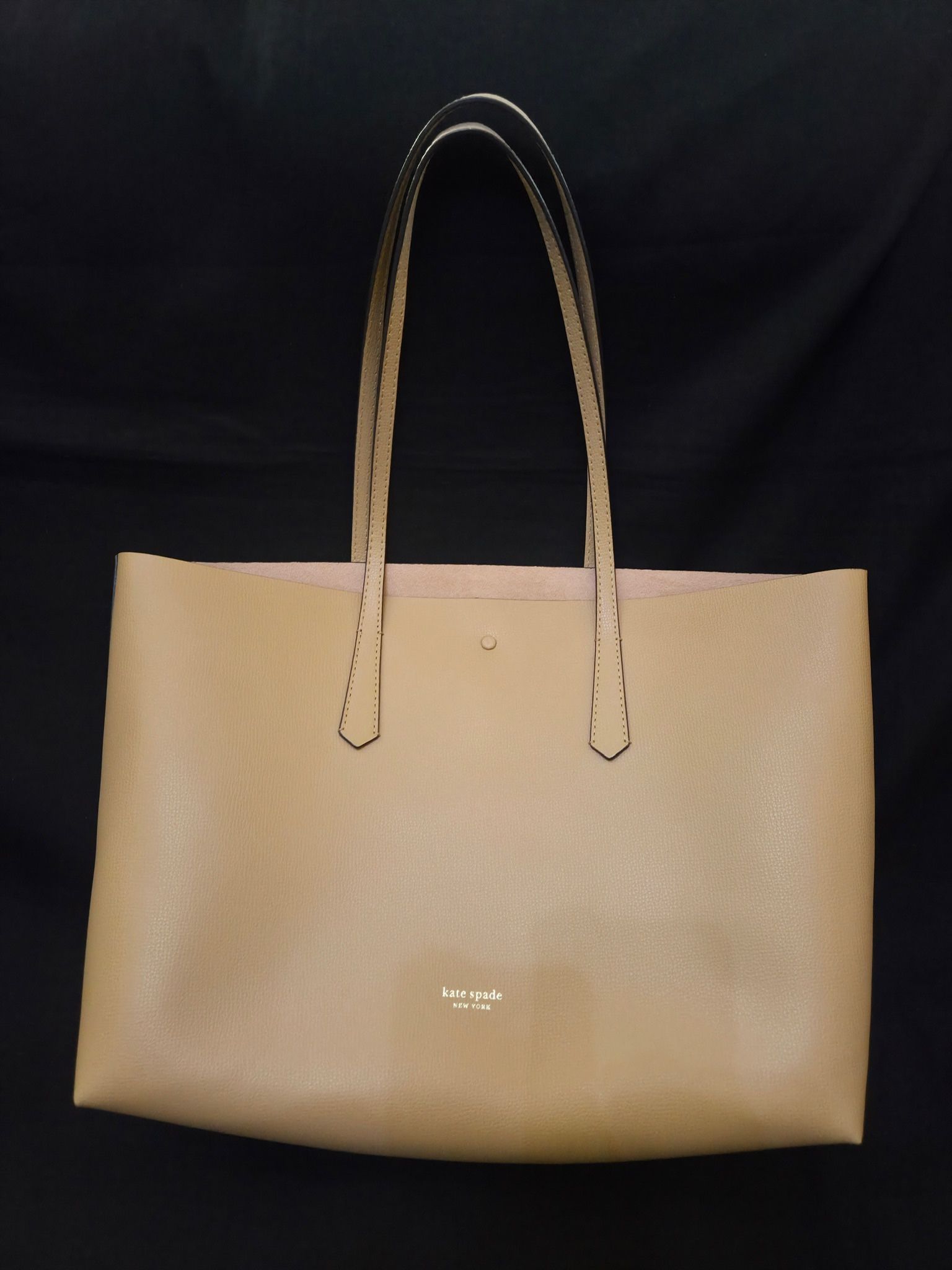 Mildly Used Kate Spade All Day Large Tote Leather Timeless Tan RN