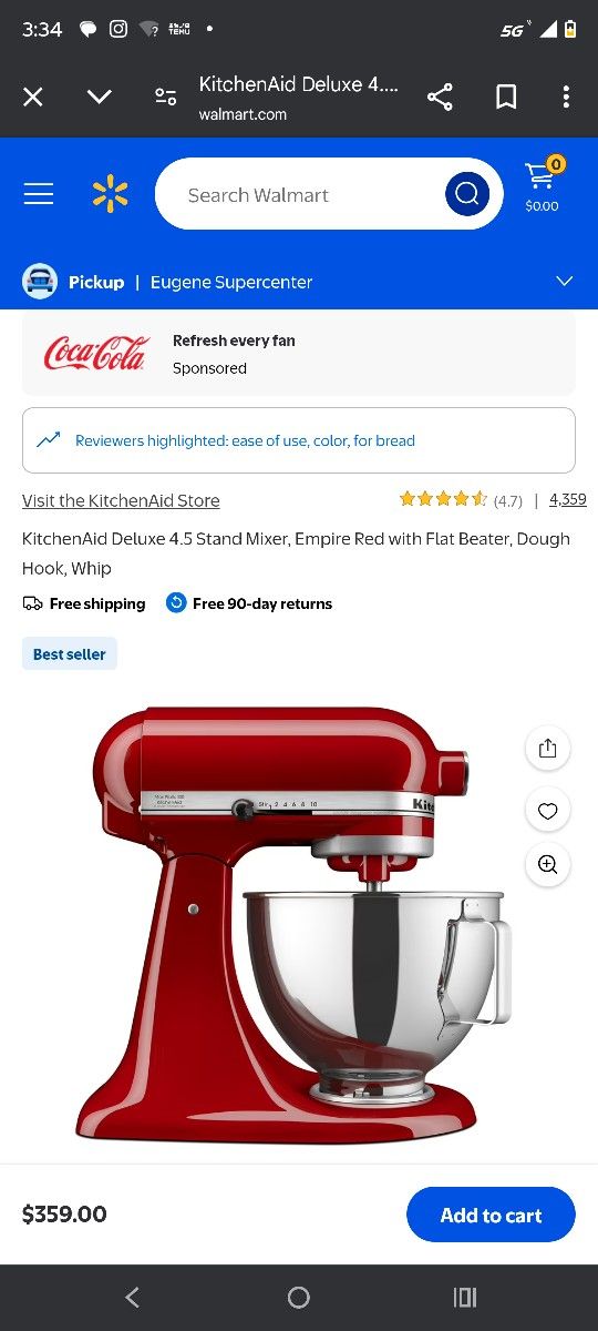 New Kitchen Aid Mixers !