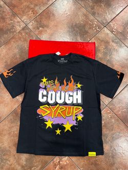 That's A Awful Lot of Cough Syrup Black Graphic Tee