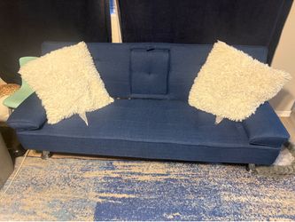 Blue Futon Couch