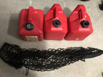 3 Two Gallon Gasoline Storage Tanks