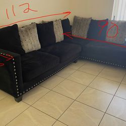 Black sectional