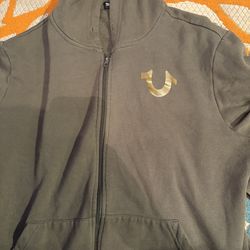 True religion zip up