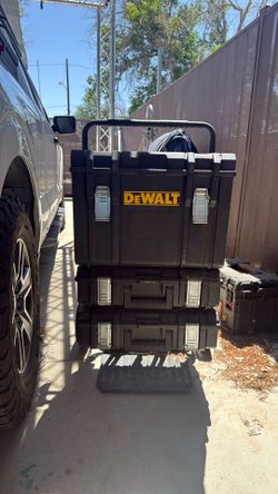 Dewalt tool boxes and dolly