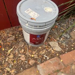 NEW 5 GALLON EXTERIOR FLAT (DOVER WHITE) 100$$$ OBO