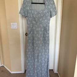 Light blue jumpsuit