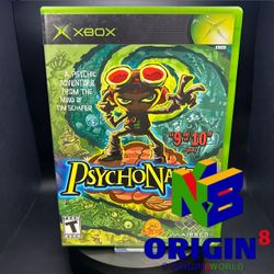 Psychonauts Original Microsoft Xbox Game 2005 Complete with Manual