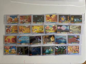 2000 LOT Of 24 TOPPS Pokémon Movie Animation Edition Foil Vintage