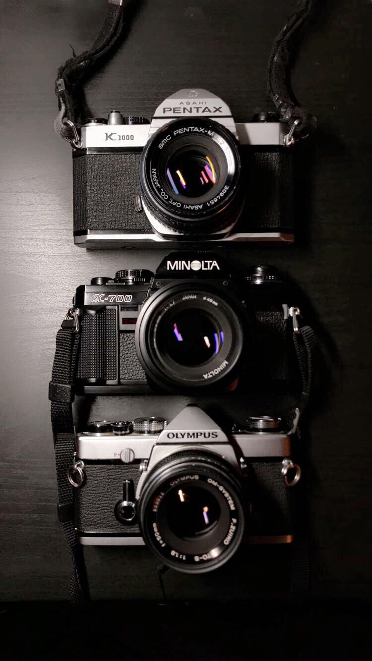 35mm Film Cameras (Pentax, Minolta, Olympus)