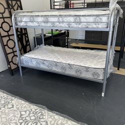 Metal Twin Bunk Bed 
