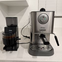 Gaggia Espresso/Coffee Machine And Grinder