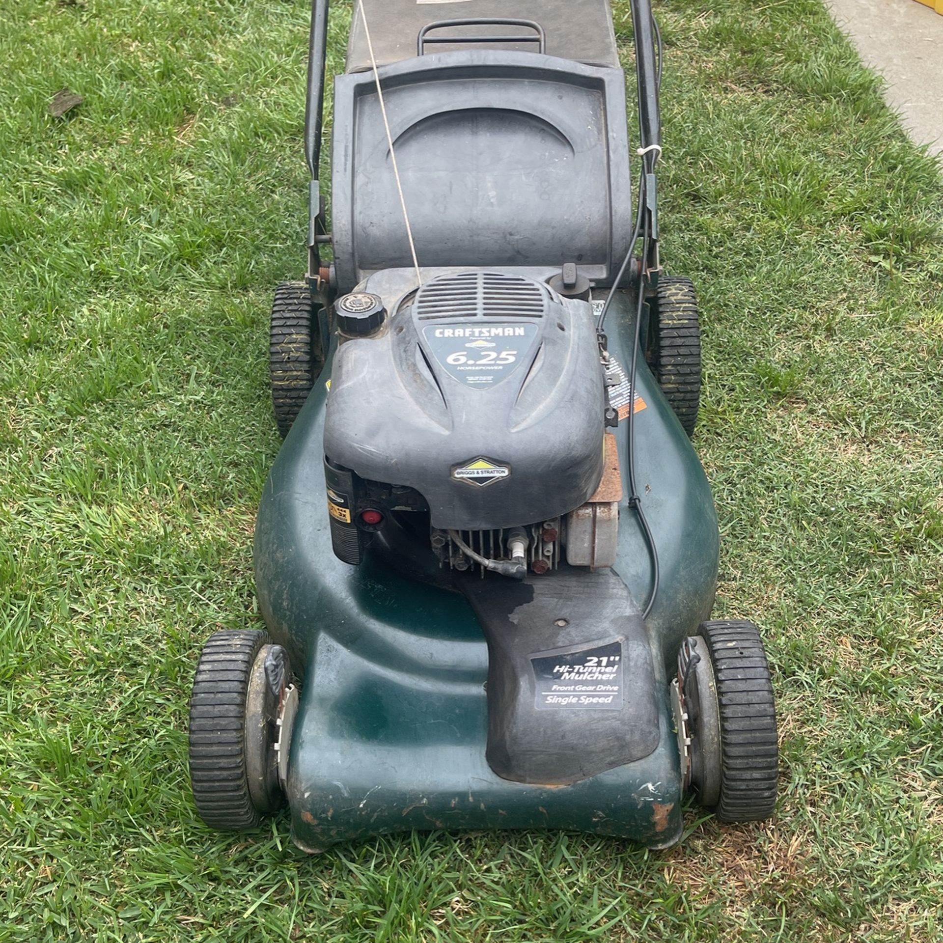 Craftsman 6.25 hp lawn mower sale