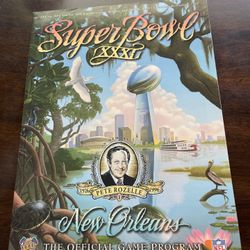 Super Bowl 31 Program