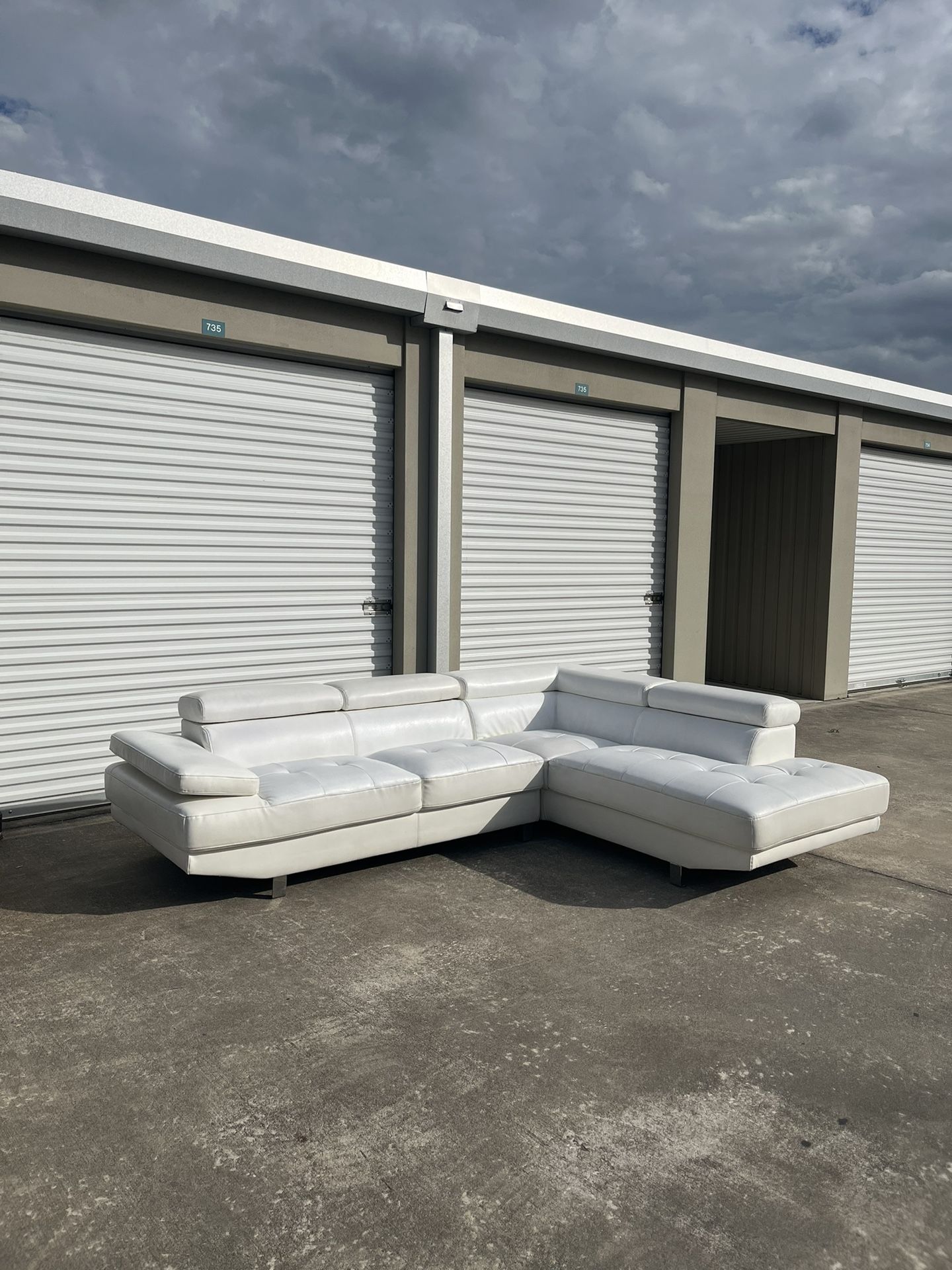 White Sectional Couch