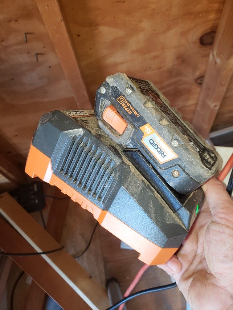 Ridgid Battery And Charger