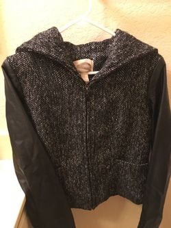 Forever21 Jacket/ leather sleeve