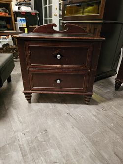 Nightstand Dark Brown 