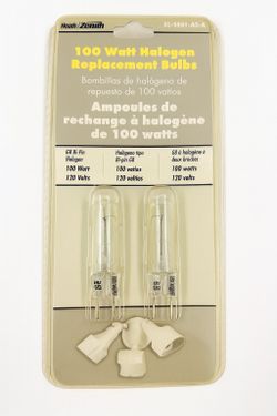 🔆 100 Watt Halogen Replacement Bulbs – G8 Bi-Pin, 120V (Twin Pack)