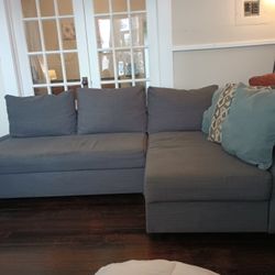 IKEA Grey Couch Queen Fold Away Bed