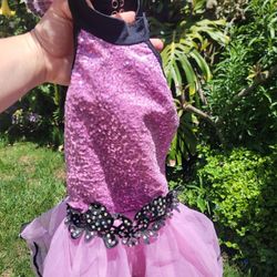 Toddler Pink Sequin Dance Dress Or Costume