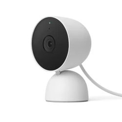 Google - Nest Cam Indoor Wired Security Camera - Snow (Set Of 5 Cameras Total)