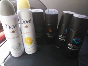 Take all Dove and Axe bundle. $18