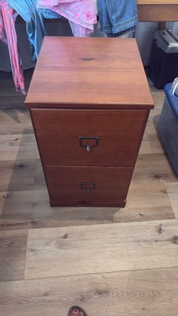 Pottery Barn Inspired Wood File Cabinet/night, Side Table