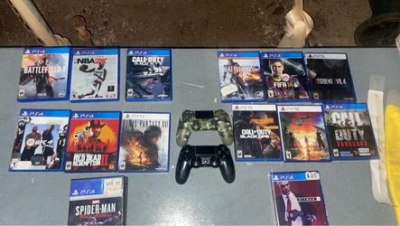 Sony PlayStation 4 Uncharted 4 Limited Edition Console Bundle with 2 Controllers and 14 Games