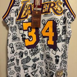 100% AUTHENTIC LAKER JERSEY SIZE M NEW