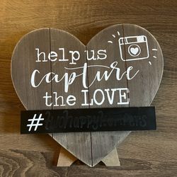 Hashtag Sign For Wedding