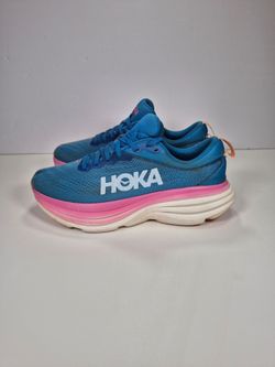 Hoka One One Bondi 8 Woman Size USA 10B / UK 8.5 Coastal Blue Sky 1127952 CSAA
