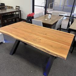 Live Edge Dining Table 
