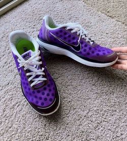 Price Just Dropped: Nike Lunarswift + 2 Purple Polka Dots Sneakers Shoes Women's Sz 9.5 (Pick up🛒 In Bellevue) *Check out my other Posts 🎁