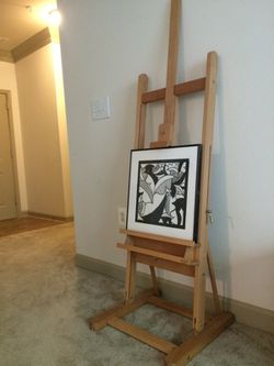 65" Easel - Hand Crafted Wood