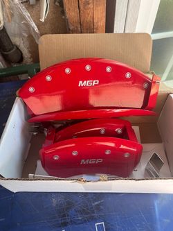 New MGP Caliper Covers, Part #22209SMGPRD. Fits many 2008–2019 BMW X5/X6 - Red