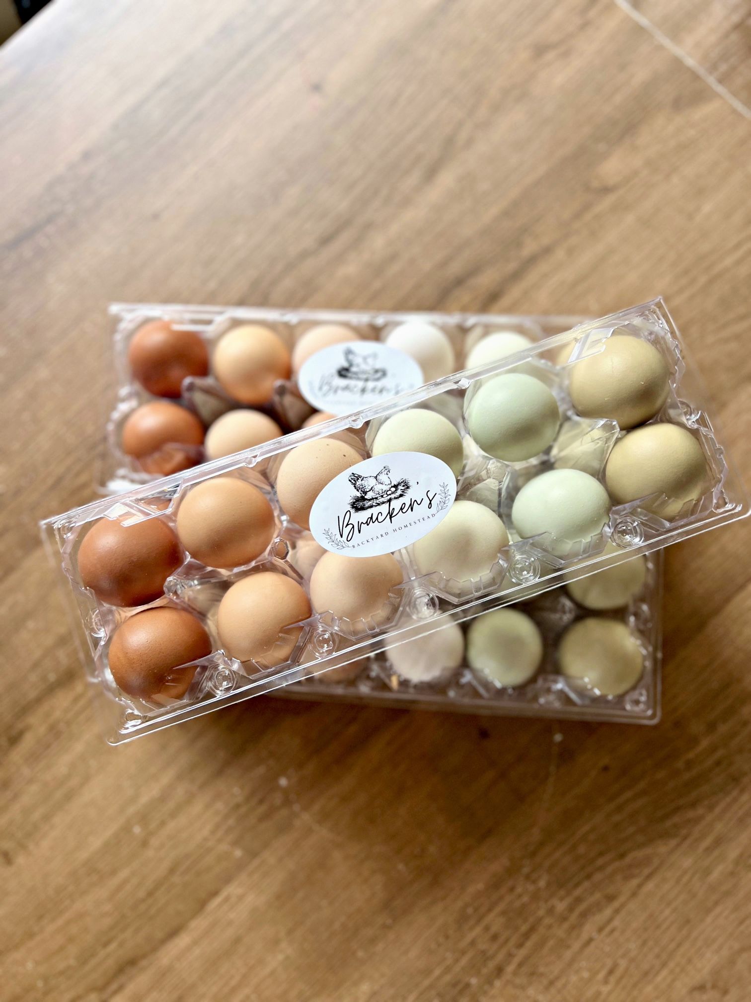 Rainbow Farm Fresh Eggs