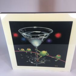 Dirty Martini print by Godard Framed Art Olive Strippers Vegas Cash Money