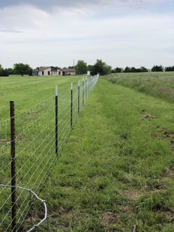 Steel field fence