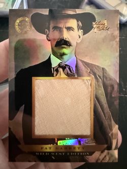 2025 Pieces of the Past Wild West – Pat Garrett #746 Authentic Cloth Relic