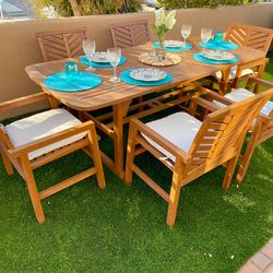 Patio furniture set outdoor furniture dining set with cushions