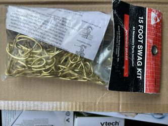 Polished Brass 15’ Swag Kit