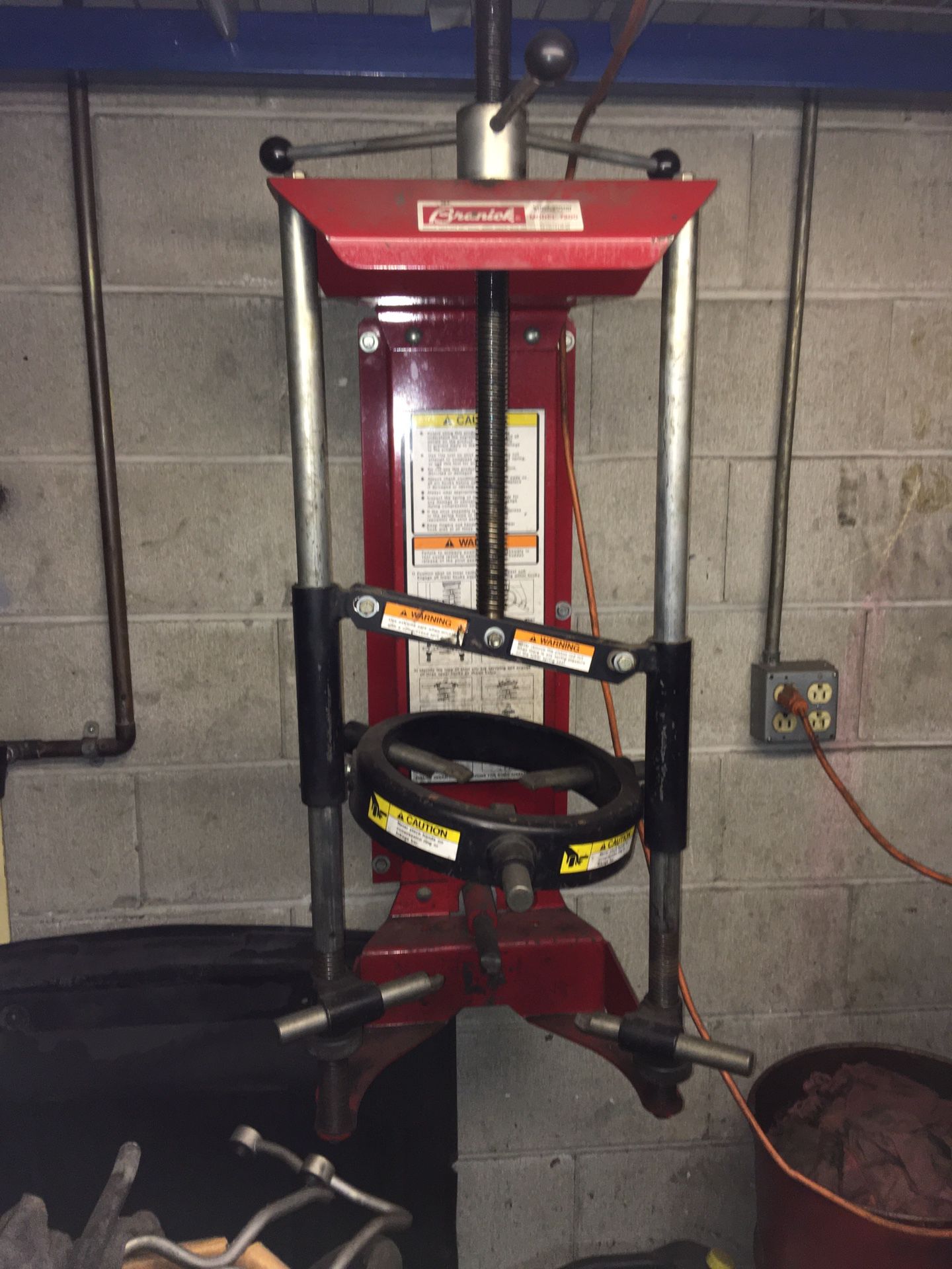 Brunswick Strut Spring Compressor- wall mount, very good condition, USA made,